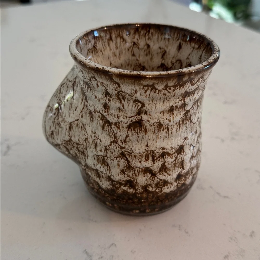 Hand-warming Ceramic Mug (Brown/Cream) - Picture 2 of 5